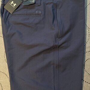 UNDER ARMOUR GOLF #410 DARK BLUE SHORTS SIZE 40 38 or 36 MEN NWT $70.00